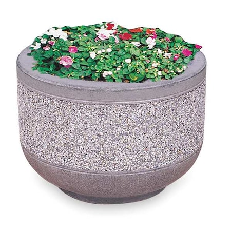 Security Planter, Round, 24 In. L, 17 In. H MPN:TF4075B1