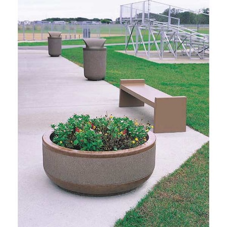 Planter, Round, 42in.Lx42in.Wx17in.H MPN:TF4105W22