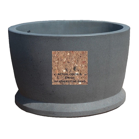 Planter, Round, 48in.Lx48in.Wx30in.H MPN:TF4121W22