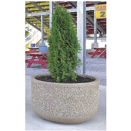 Planter, Round, 60in.Lx60in.Wx36in.H MPN:TF4130W22