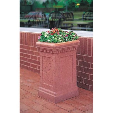 Planter, Square, 14in.Lx14in.Wx24in.H MPN:TF4184W22