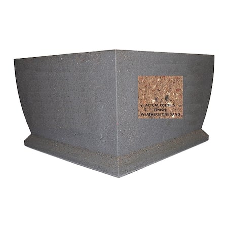 Planter, Square, 48in.Lx30in.Wx30in.H MPN:TF4204W22