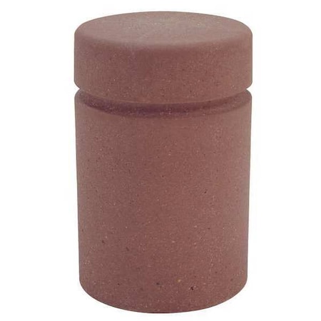 Decorative Bollard, 19 in H, Red, Concrete MPN:TF6000W22