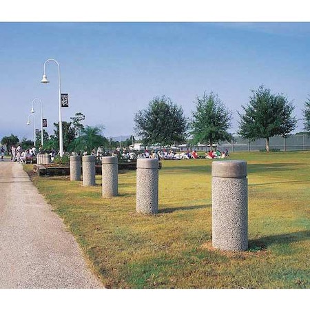 Bollard, Round, 18in.Lx18in.Wx48in.H MPN:TF6017W22