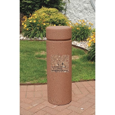 Bollard, Round, 18in.Lx18in.Wx72in.H MPN:TF6019W22