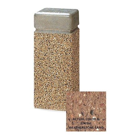 Bollard, Square, 12in.Lx12in.Wx30in.H MPN:TF6030W22