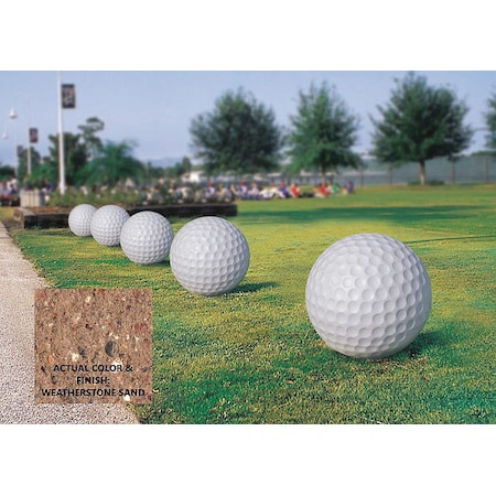 Bollard, Golf Ball, 24in.Lx24in.Wx24in.H MPN:TF6207W22