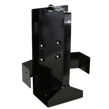 Gas Can Holder, Steel, Black, 7.25 in Dia. MPN:JC0020HV-FRONT