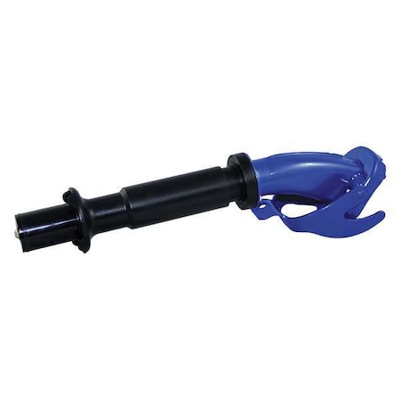 Rigid Spout, Plastic/Steel, Blue, 1 in Dia. MPN:JC00SSBL