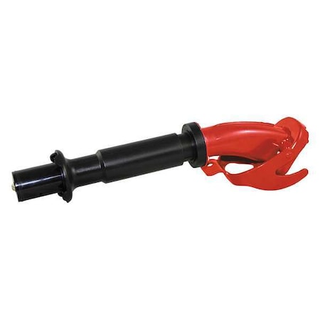 Rigid Spout, Plastic/Steel, Red, 1 in Dia. MPN:JC00SSR