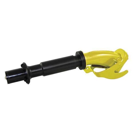 Rigid Spout, Plastic/Steel, Yellow, 1 in Dia. MPN:JC00SSY