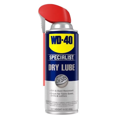 Specialist Dry Lube, Dry Film Lubricant, 10 oz, Aerosol Can, Mineral Oil, Colorless MPN:300059