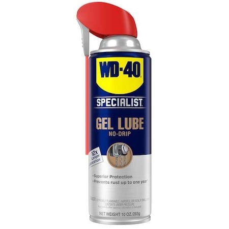 Specialist Gel Lube No Drip General Purpose Lubricant, -100 to 500 F, 10 oz, Aerosol Can, Amber MPN:300103