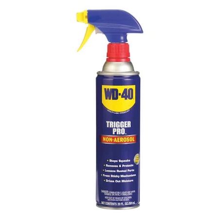 Multi-Use Lubricant, -60 to 300 Degrees F, Container Size 20 oz, Trigger Pro Non-Aerosol Can, Amber MPN:490108