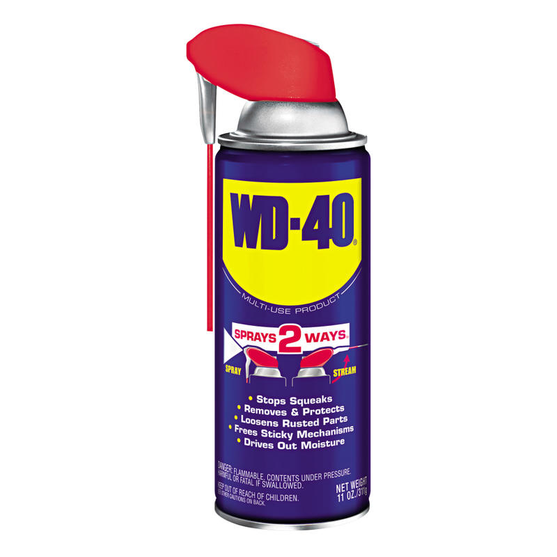 WD-40 Smart Straw Spray Lubricant, 11 oz Aerosol Can, 12/CT MPN:WDF490040