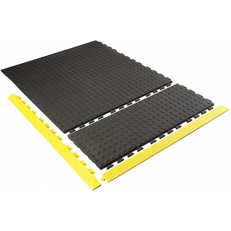 Ramp Edge with Corner, Polyurethane, 2 in W x 3 ft 3 in L, 5/8 in Thick MPN:502