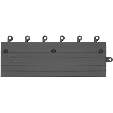 Ramp Edge, 7/8 in Thickness, PVC, Black MPN:560.78X6X18BK-CS10