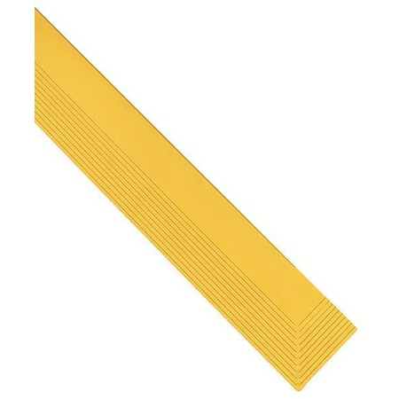 Ramp Edge, Rubber, 3 in W x 3 ft 3 in L, 5/8 in Thick MPN:572