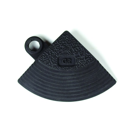 Antifatigue Mat, 3 in L x 4 in W, 5/8 in Thickness, Rubber, Black MPN:578.CORNERGRBK-CS4