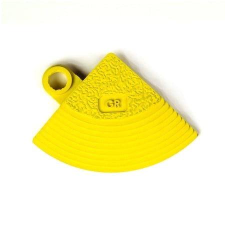 Antifatigue Mat, 3 in L x 4 in W, 5/8 in Thickness, Rubber, Yellow MPN:578.CORNERGRYL-CS4