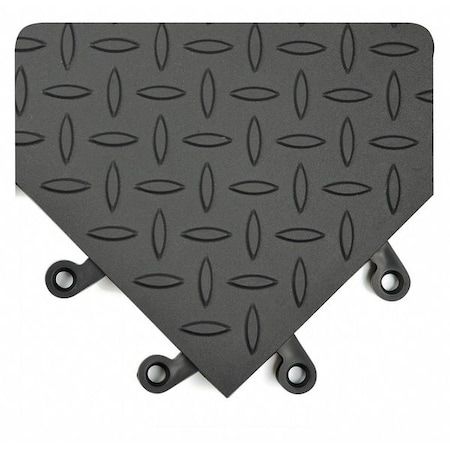 Mat, PVC, 18 in W x 7/8 in Thick, 10 PK MPN:591.78x18x18BK-CS10