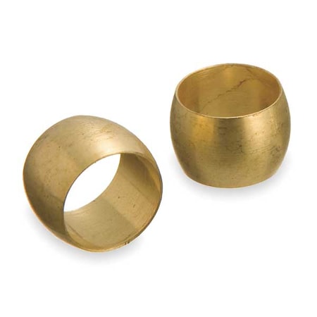 Ferrule, Brass, 3/8 in, PK10 MPN:1360X6