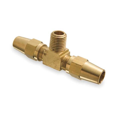 Tee, Brass, Comp3/8