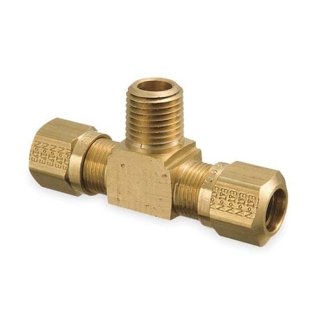 Tee, Brass, Comp3/8