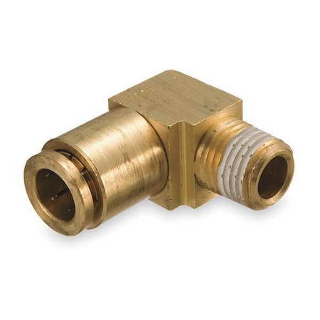 Elbow, Brass, Push-Fit1/4in, NPTF1/4in MPN:1869X4X4S