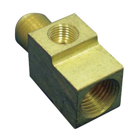 Tee, Brass, InvertedFlare3/16