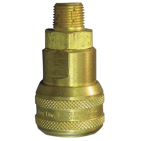 Coupler Body, (M)NPT, 1/2, Brass MPN:5300E