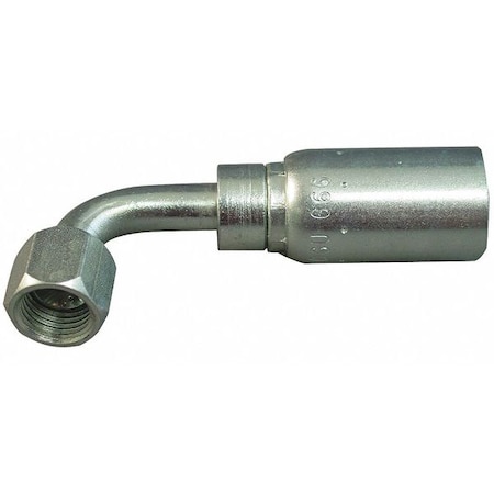Crimp Fitting, 90 deg., 1/2