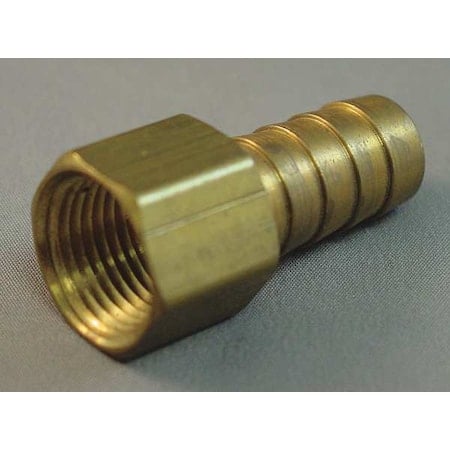 Hydraulic Hose Fitting, Brass, 1/8