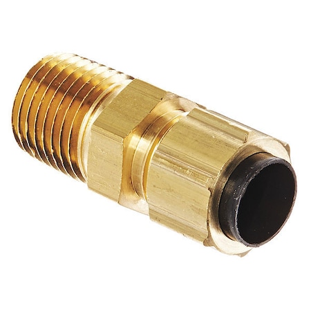 Strt, Brass, Comp. 3/8 in, Comp. 1/8 in MPN:1268X6