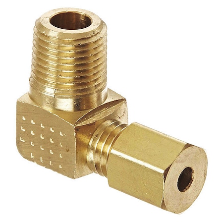Elbow, Brass, Comp. 1/8 in, MNPT 1/4 in MPN:69X2