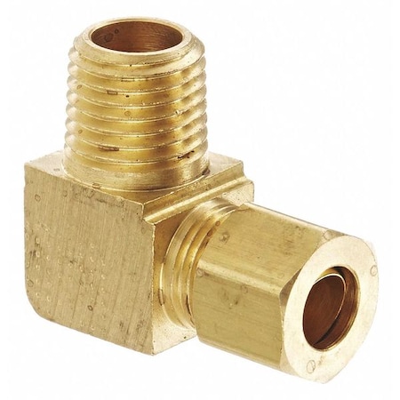Elbow, Brass, Comp. 5/16 in, MNPT 3/8 in MPN:69X5X4