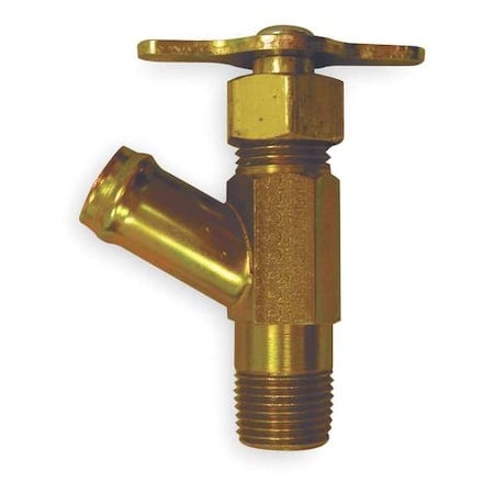 Drain Cock, Steel, MNPT x Hose, 3/8 In MPN:211273A