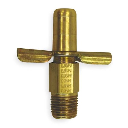 Drain Cock, Brass, MNPT, 1/8 In MPN:6783