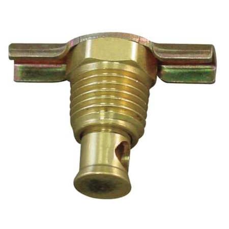Drain Cock, Brass, MNPT, 3/8 In MPN:6D911