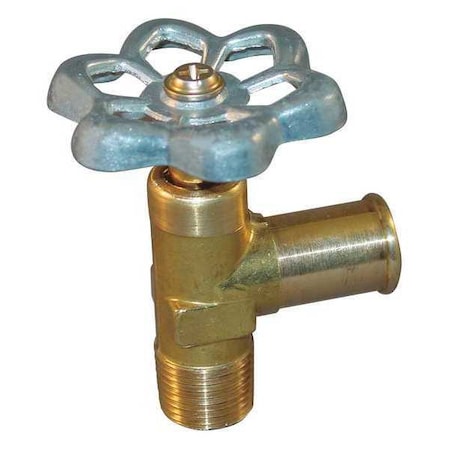 Truck Valve, 5/8 In Hose ID, 3/8 In MNPT MPN:7504