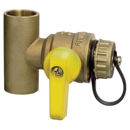 Boiler Drain Valve, 1/2 in., C x C MPN:50672W
