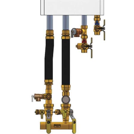 Boiler Inst Kit, 1in, 1inFIP, Dbl Ball Drin MPN:5FK5-CH