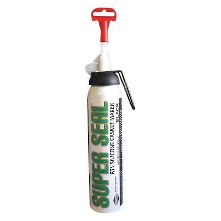 Silicone Sealant, 100 Percent, Black, 6 to 8 oz., Black, Temp Range -60 to 500 Degrees F MPN:A185