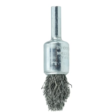 Controlled Flare Crimped Wire End Brush 1/2