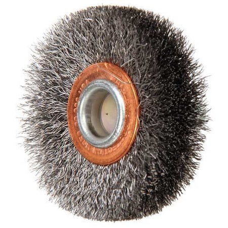 Crimped Wire Wheel Wire Brush, Stem, 2