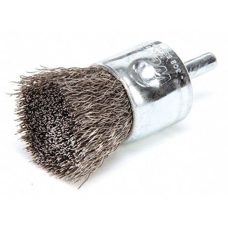 Crimped Wire End Wire Brush, Stainlesss Steel MPN:90190