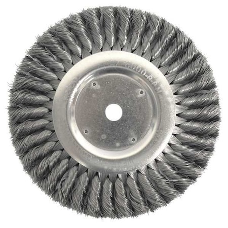 Twist Wire Wheel Wire Brush, Arbor, 8