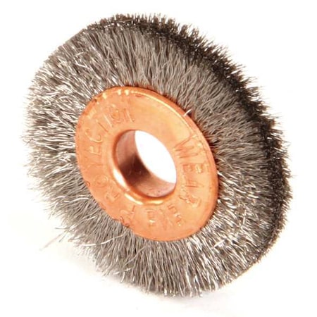 Crimped Wire Wheel Wire Brush, Arbor, 1