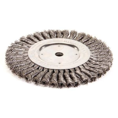 Twist Wire Wheel Wire Brush, Arbor, 8