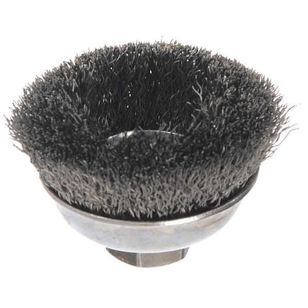 Crimped Wire Cup Wire Brush, 3-1/2